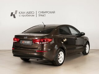 2016 Kia Rio III Рестайлинг, коричневый, 909400 рублей, вид 3
