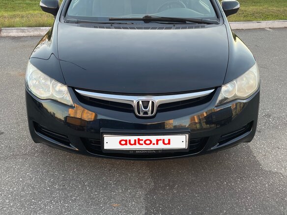 2007 Honda Civic VIII, чёрный, 530000 рублей - вид 1