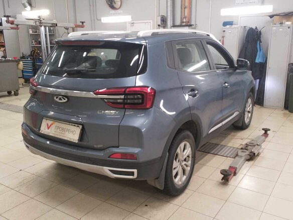 2021 Chery Tiggo 4 I Рестайлинг, серый, 1300000 рублей - вид 2