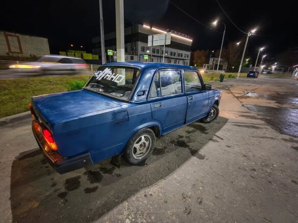 2005 Lada (ВАЗ) 2107, синий, 85000 рублей - вид 1