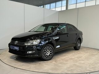 2018 Volkswagen Polo V Рестайлинг, чёрный, 1105000 рублей, вид 2