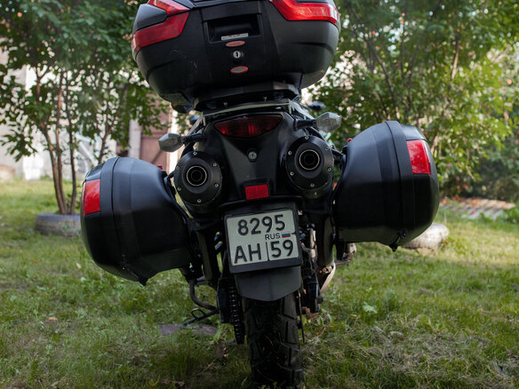 2006 Suzuki V-Strom 1000, чёрный, 450000 рублей - вид 2