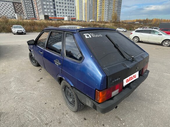 2002 Lada (ВАЗ) 21093i, синий, 80000 рублей - вид 3