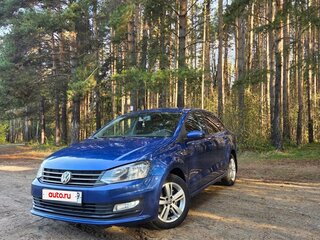2020 Volkswagen Polo V Рестайлинг, синий, 1340000 рублей, вид 1
