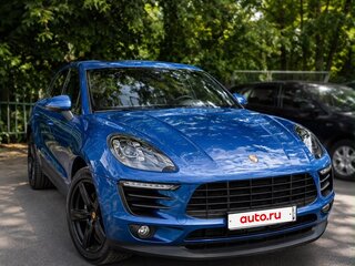 2017 Porsche Macan S Diesel I, синий, 4700000 рублей, вид 3