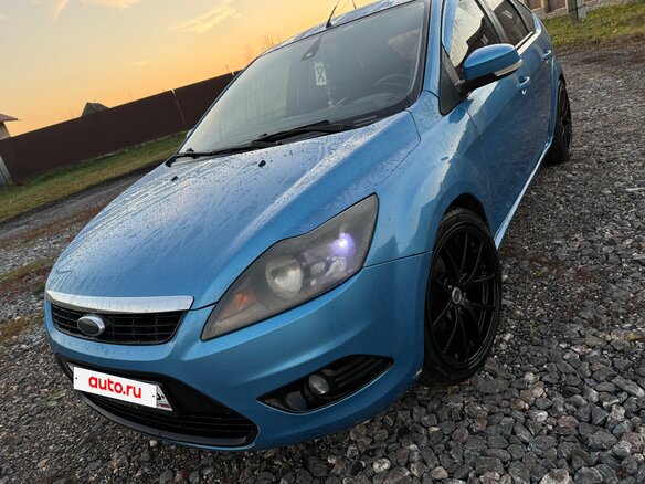 2008 Ford Focus II Рестайлинг, голубой, 490000 рублей - вид 11