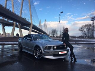 2005 Ford Mustang V, серебристый, 5600000 рублей, вид 2