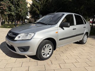 2013 Lada (ВАЗ) Granta I, серебристый, 300000 рублей, вид 2