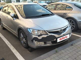 2007 Honda Civic VIII, серебристый, 570000 рублей, вид 3