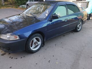 1999 Mitsubishi Mirage V, синий, 75000 рублей, вид 4