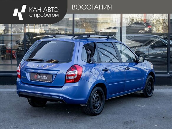 2018 Lada (ВАЗ) Granta I Рестайлинг, синий, 630000 рублей - вид 2