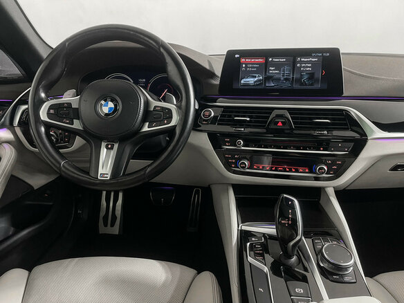 2018 BMW 5 серии 540i xDrive VII (G30/G31/G38), серый - вид 14