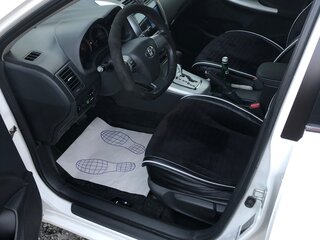 2012 Toyota Corolla X (E140, E150) Рестайлинг, белый, 1300000 рублей, вид 4