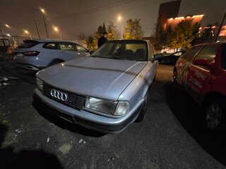 1989 Audi 80 IV (B3), серебристый, 100000 рублей, вид 1