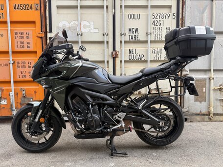 2017 Yamaha MT-09 Tracer (FJ-09), зелёный, 780000 рублей, вид 4