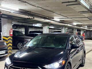2017 Hyundai Elantra VI (AD), чёрный, 1450000 рублей, вид 2