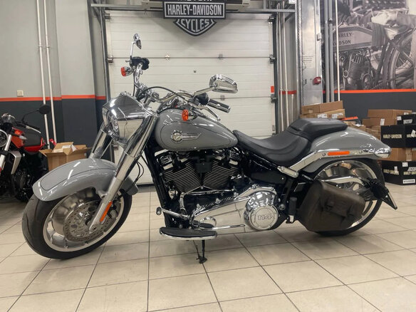 2024 Harley-Davidson Fat Boy, серый, 3099000 рублей - вид 1