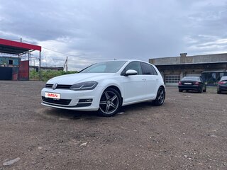 2014 Volkswagen Golf VII, белый, 1250000 рублей, вид 1