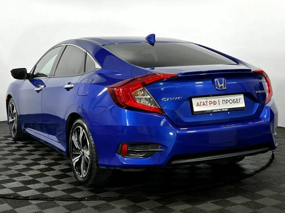 2015 Honda Civic X, синий, 1610000 рублей - вид 7