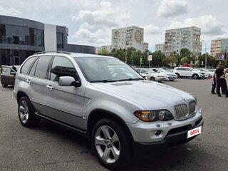 2005 BMW X5 4.4i I (E53) Рестайлинг, серый, 1350000 рублей, вид 1