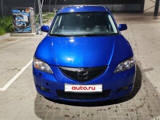 2008 Mazda 3 I (BK) Рестайлинг, синий, 520000 рублей, вид 2