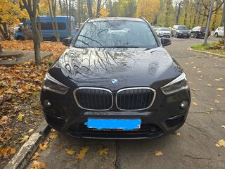 2017 BMW X1 18d xDrive II (F48), чёрный, 2875000 рублей, вид 1