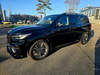 2020 Infiniti QX80 I Рестайлинг 3, чёрный, 6100000 рублей, вид 5