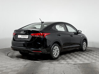 2020 Hyundai Solaris II Рестайлинг, чёрный, 1489000 рублей, вид 5