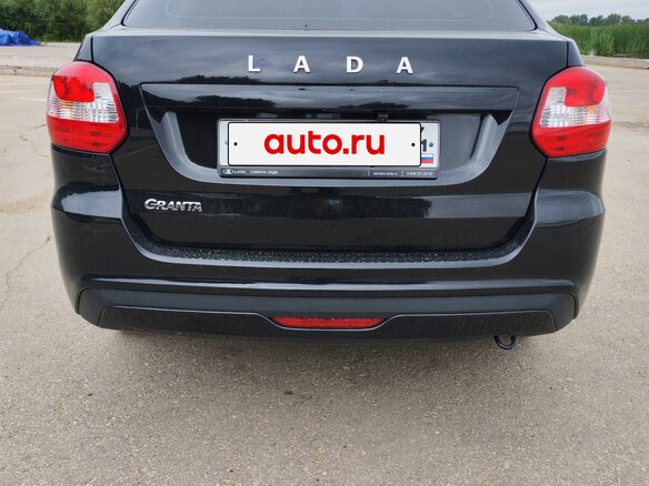 2022 Lada (ВАЗ) Granta I Рестайлинг, чёрный - вид 6