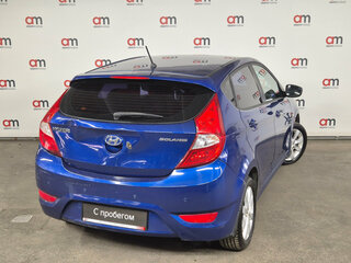 2011 Hyundai Solaris I, синий, 499000 рублей, вид 4