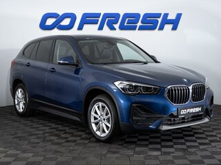 2021 BMW X1 18i sDrive II (F48) Рестайлинг, синий, 2490000 рублей, вид 1