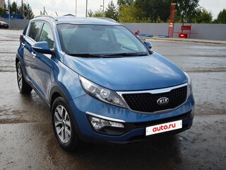 2015 Kia Sportage III Рестайлинг, синий, 1350000 рублей, вид 3