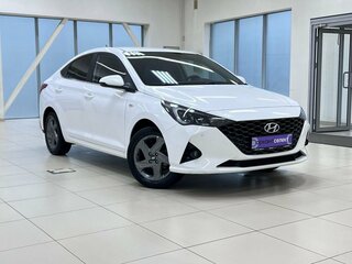 2021 Hyundai Solaris II Рестайлинг, белый, 1745000 рублей, вид 3