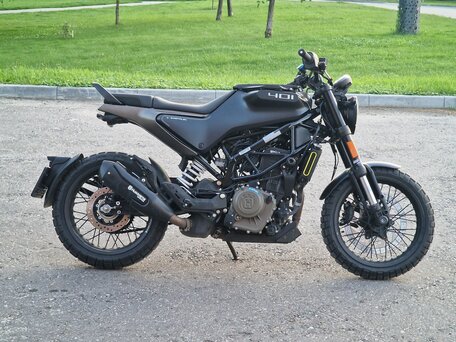2023 Husqvarna Svartpilen 401, чёрный, 470000 рублей, вид 4