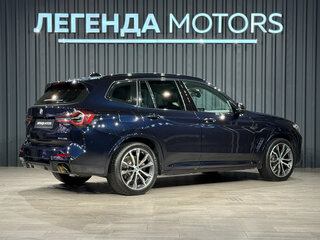 2021 BMW X3 30i xDrive III (G01), синий, 5150000 рублей, вид 4