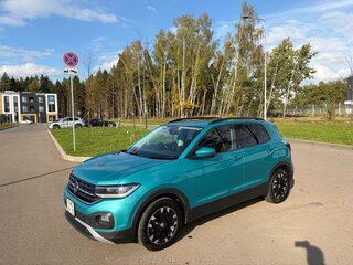 2019 Volkswagen T-Cross I, голубой, 1550000 рублей, вид 4