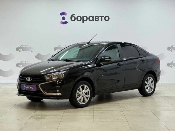 2021 Lada (ВАЗ) Vesta I, чёрный, 1200000 рублей