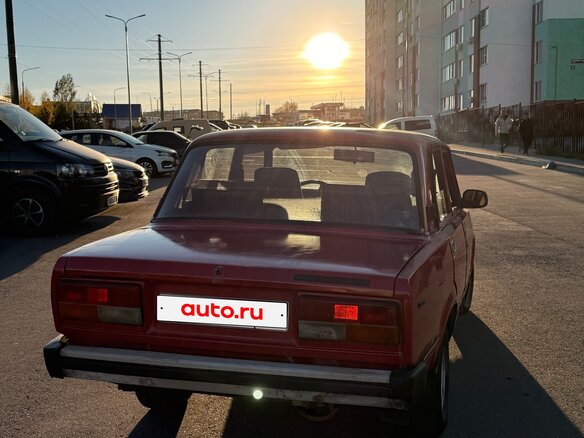 1995 Lada (ВАЗ) 2107, красный, 78000 рублей - вид 1