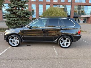 2005 BMW X5 4.4i I (E53) Рестайлинг, чёрный, 1800000 рублей, вид 3