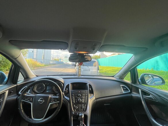 2012 Opel Astra J Рестайлинг, синий, 580000 рублей - вид 5