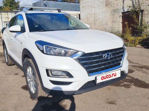 2019 Hyundai Tucson III Рестайлинг, белый, 2300000 рублей - вид 25