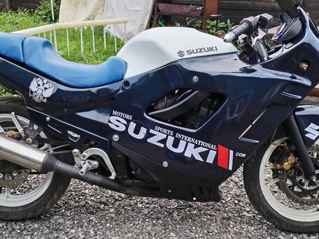 1998 Suzuki GSX 600F Katana, синий, 200000 рублей, вид 3