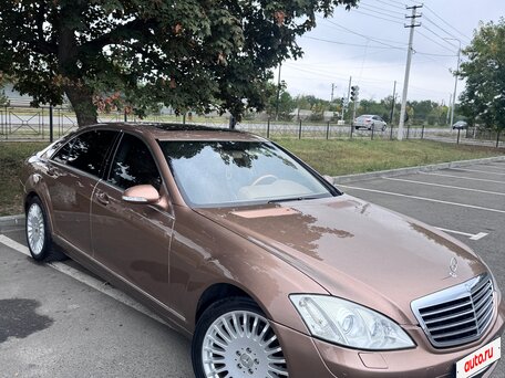 2008 Mercedes-Benz S-Класс 350 V (W221), коричневый, 1330000 рублей, вид 3