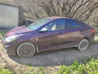 2012 Hyundai Solaris I, фиолетовый, 450000 рублей, вид 3