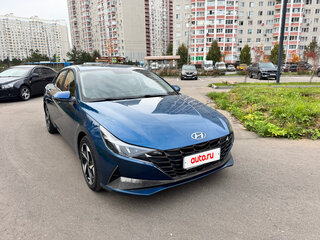 2020 Hyundai Elantra VII (CN7), синий, 1820000 рублей, вид 4