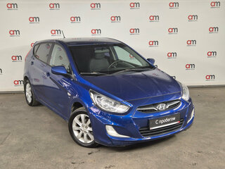 2011 Hyundai Solaris I, синий, 499000 рублей, вид 1