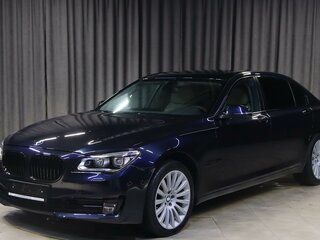 2014 BMW 7 серии Long 740Li xDrive V (F01/F02/F04) Рестайлинг, синий, 1799000 рублей, вид 1