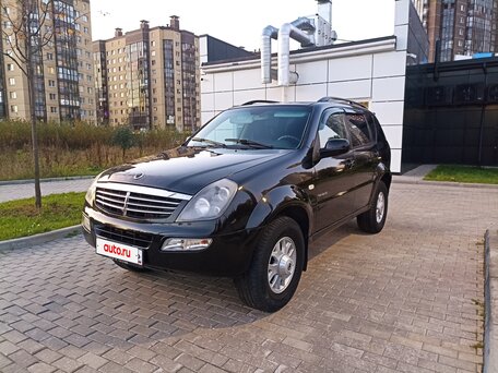 2007 SsangYong Rexton I, чёрный, 620000 рублей, вид 3