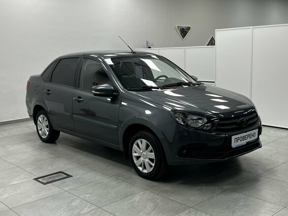 2021 Lada (ВАЗ) Granta I Рестайлинг, серый, 690000 рублей - вид 1
