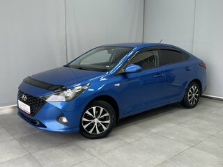 2020 Hyundai Solaris II Рестайлинг, синий, 1597000 рублей, вид 1
